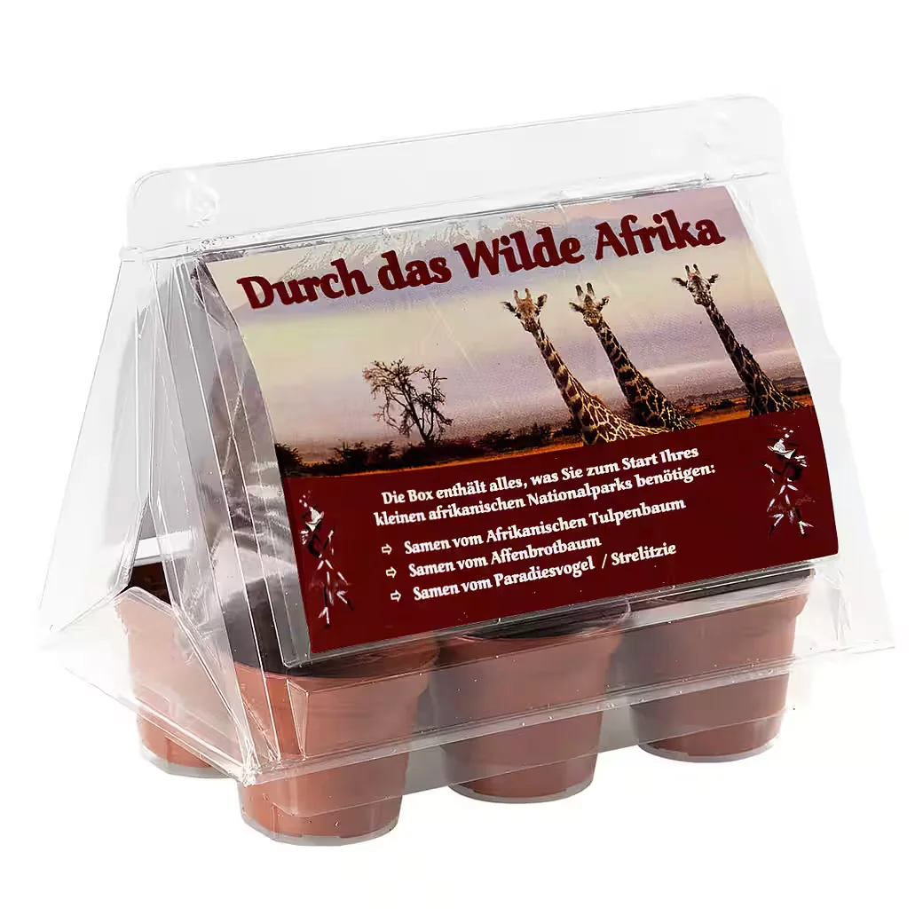 TROPICA Mini-Gewächshaus Durch das wilde Afrika Tulpenbau-Samen