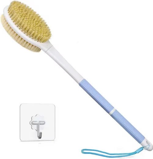 FELIXLEO Badebürste Rückenbürste 44 cm Duschbürste mit langem Stiel
