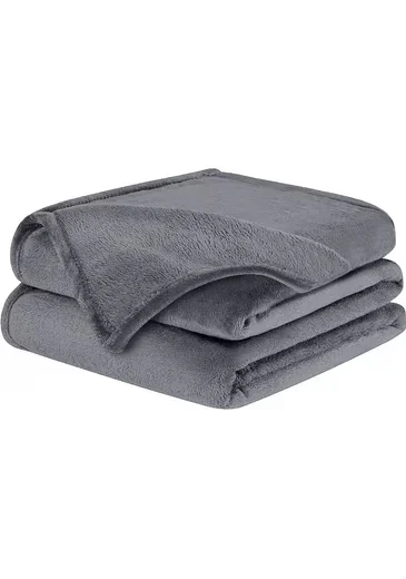 BRB HOME Kuscheldecke Fleece Tagesdecke Wohndecke Bettüberwurf weich