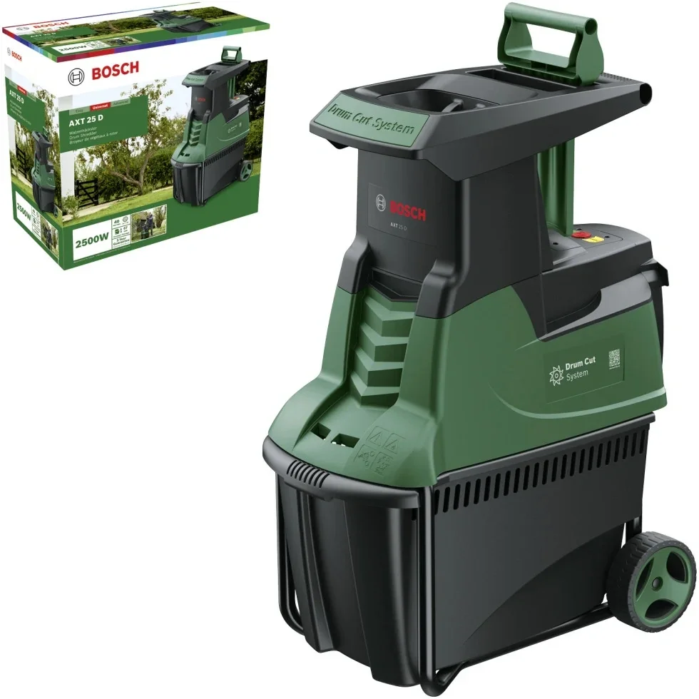 Bosch AXT 25 D Leisehäcksler 2500 W Walzenhäcksler