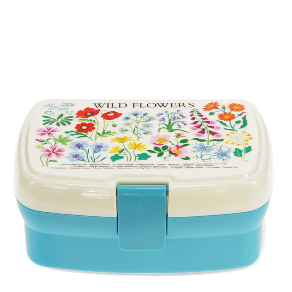 REX LONDON Brotdose Lunchbox Wild Flower mit herausnehmbarem Fach