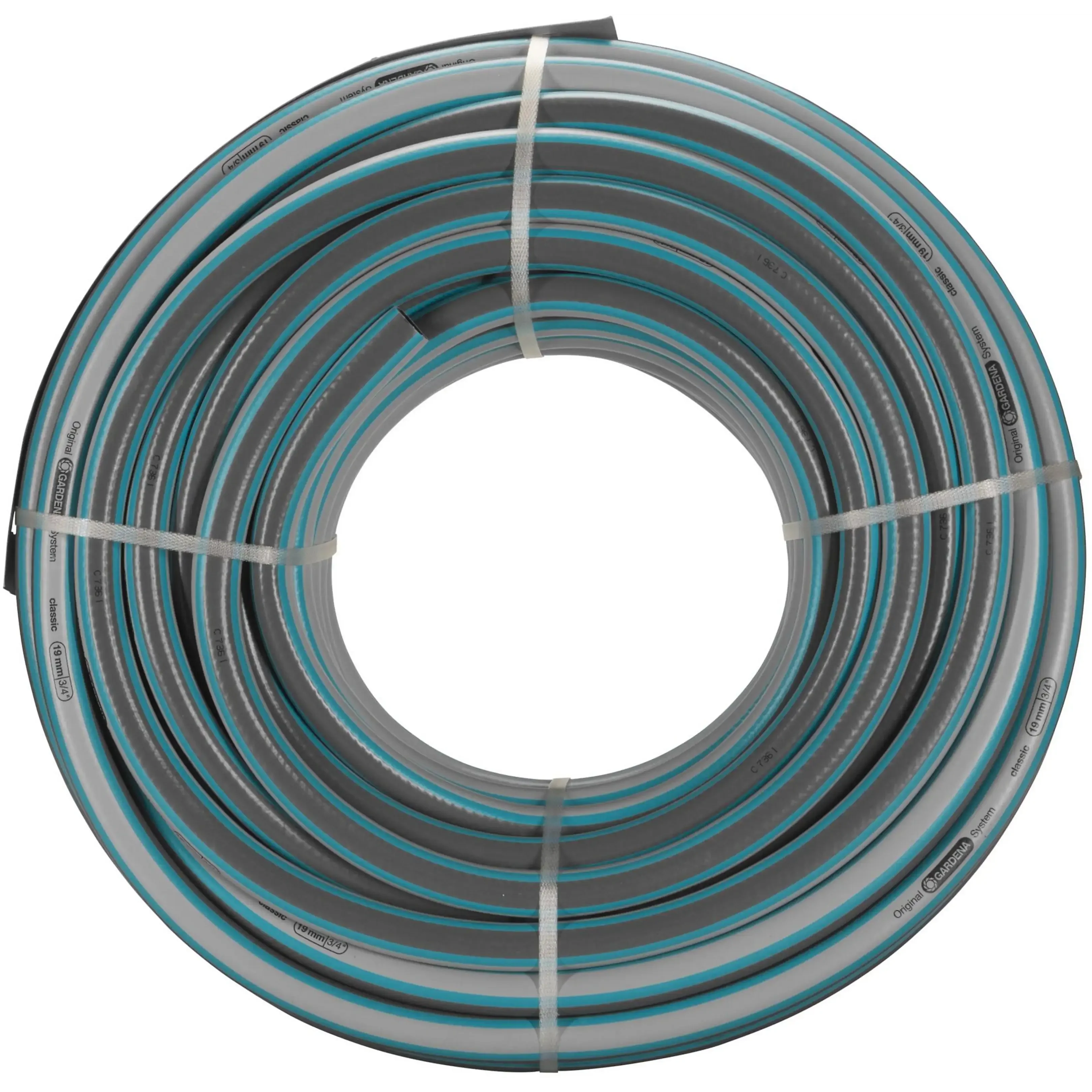 Gardena Classic Gartenschlauch 19 mm 3/4 Zoll grau 18025-20