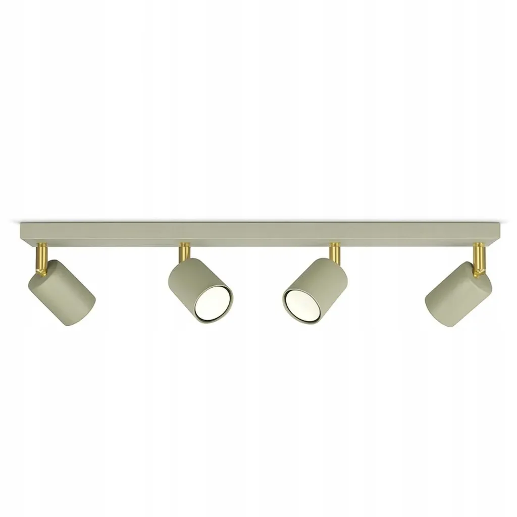 Luxolar LED Deckenlampe Metall schwenkbar 4-flammig Grün GU10 15W