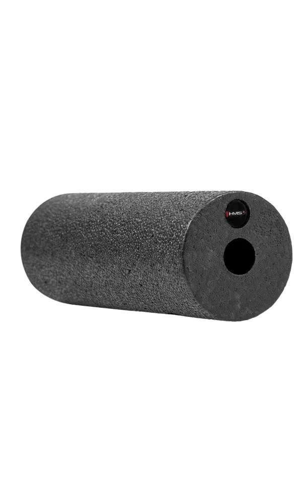 Massagerolle FS116 – Fitness Faszienrolle für Ganzkörpertraining (15 cm, schwarz)