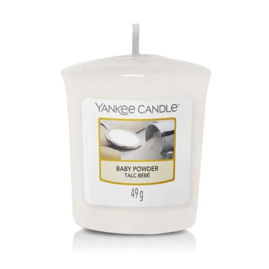 Yankee Candle Votivkerze Baby Powder 49 g Duftkerze