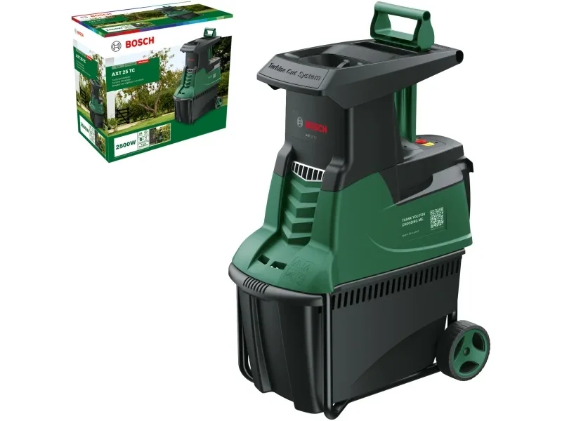 Bosch AXT 25 TC Gartenhäcksler mit Turbine-Cut-System