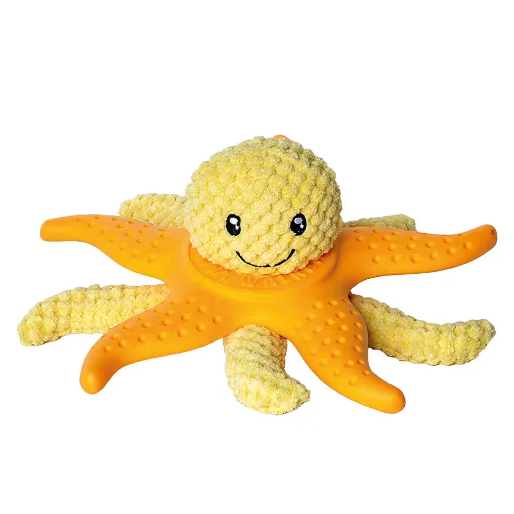 KIWI WALKER Wasserspielzeug Oktopus & Seestern Hundespielzeug