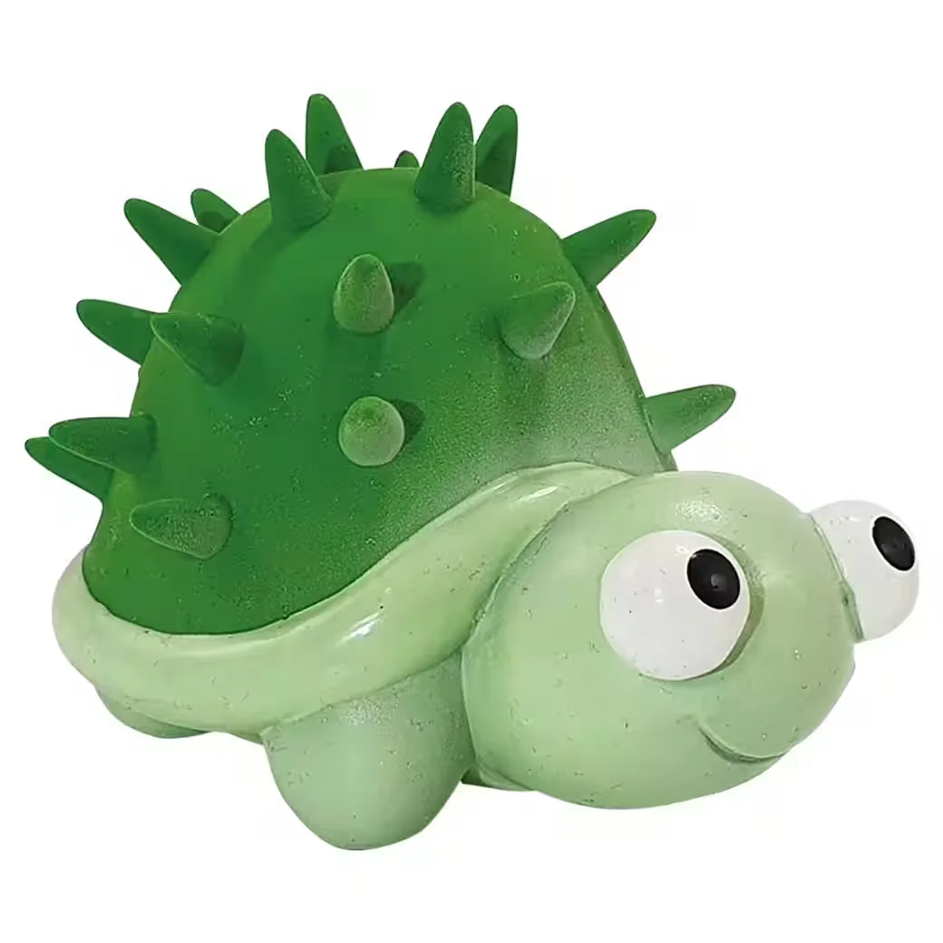 NOBBY Hundespielzeug Schildkröte aus Latex grün mit Quietscher