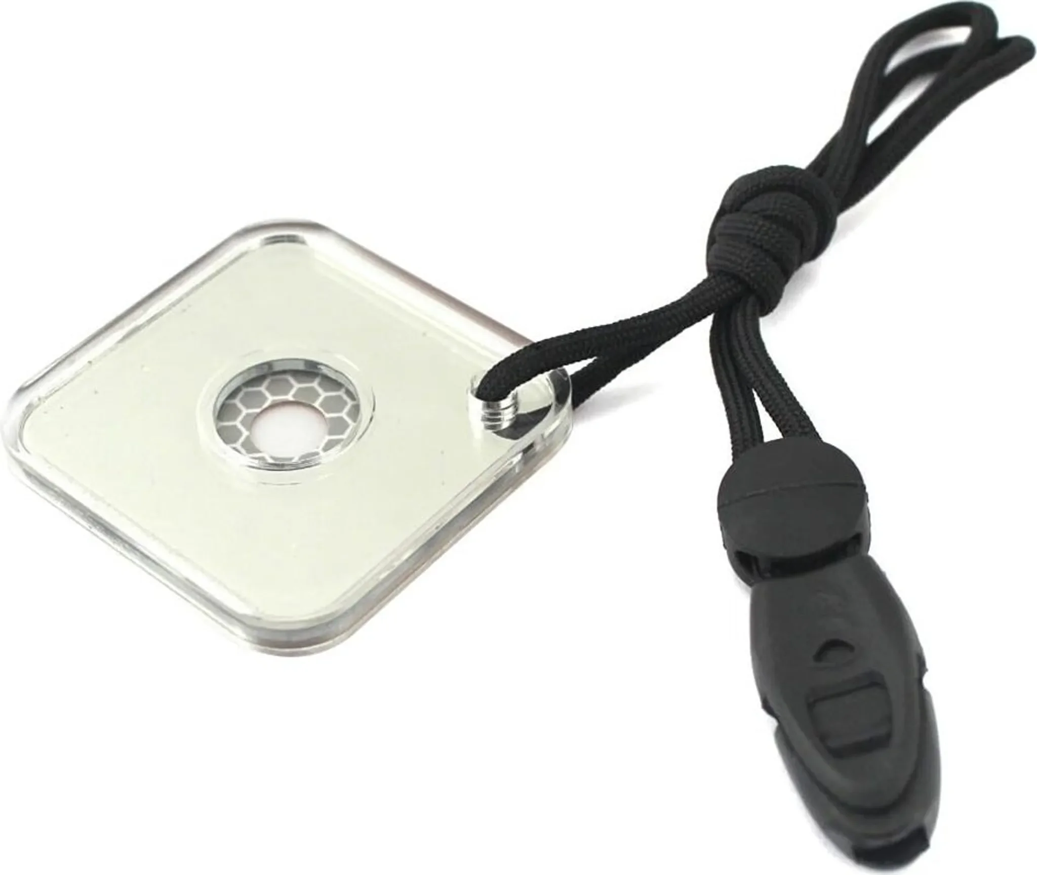 Survival-Signalspiegel mit Notfallpfeife und Seil