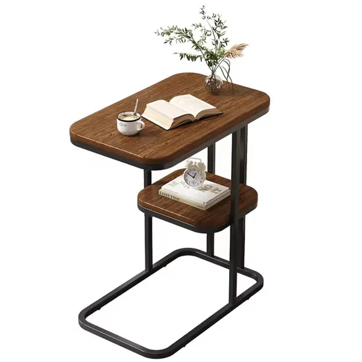 SURFOU Beistelltisch C Form Sofatisch Couch Kaffeetisch Side Table