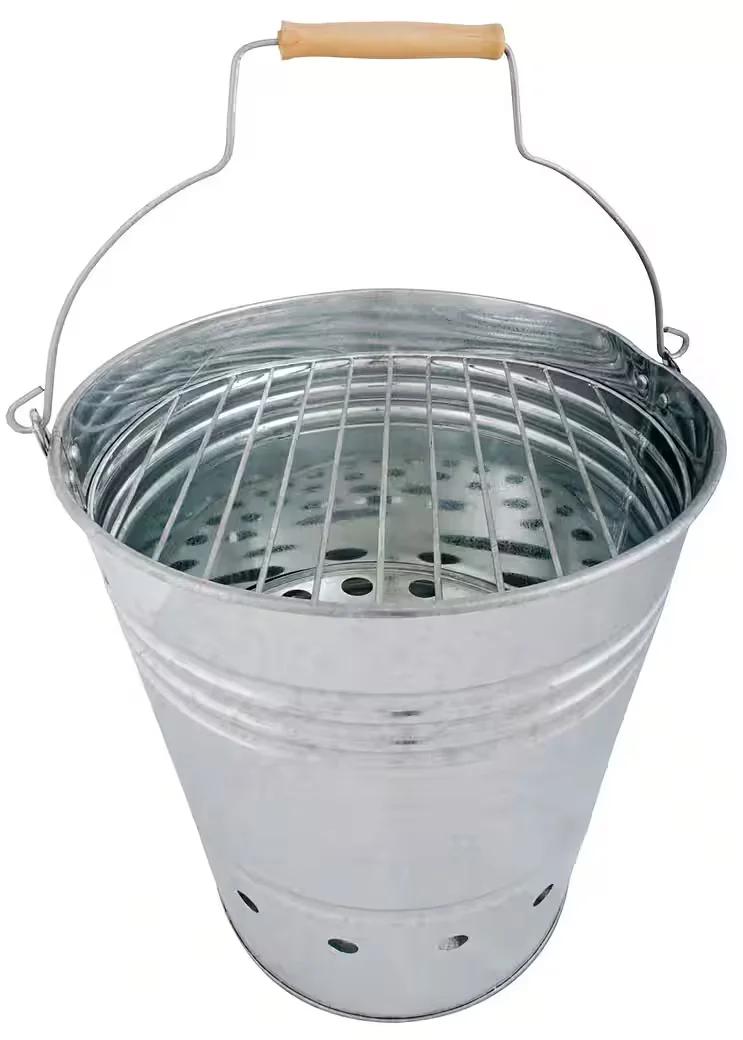 ESSCHERT DESIGN Grilleimer Minigrill Feuerschale Garten und Picknick