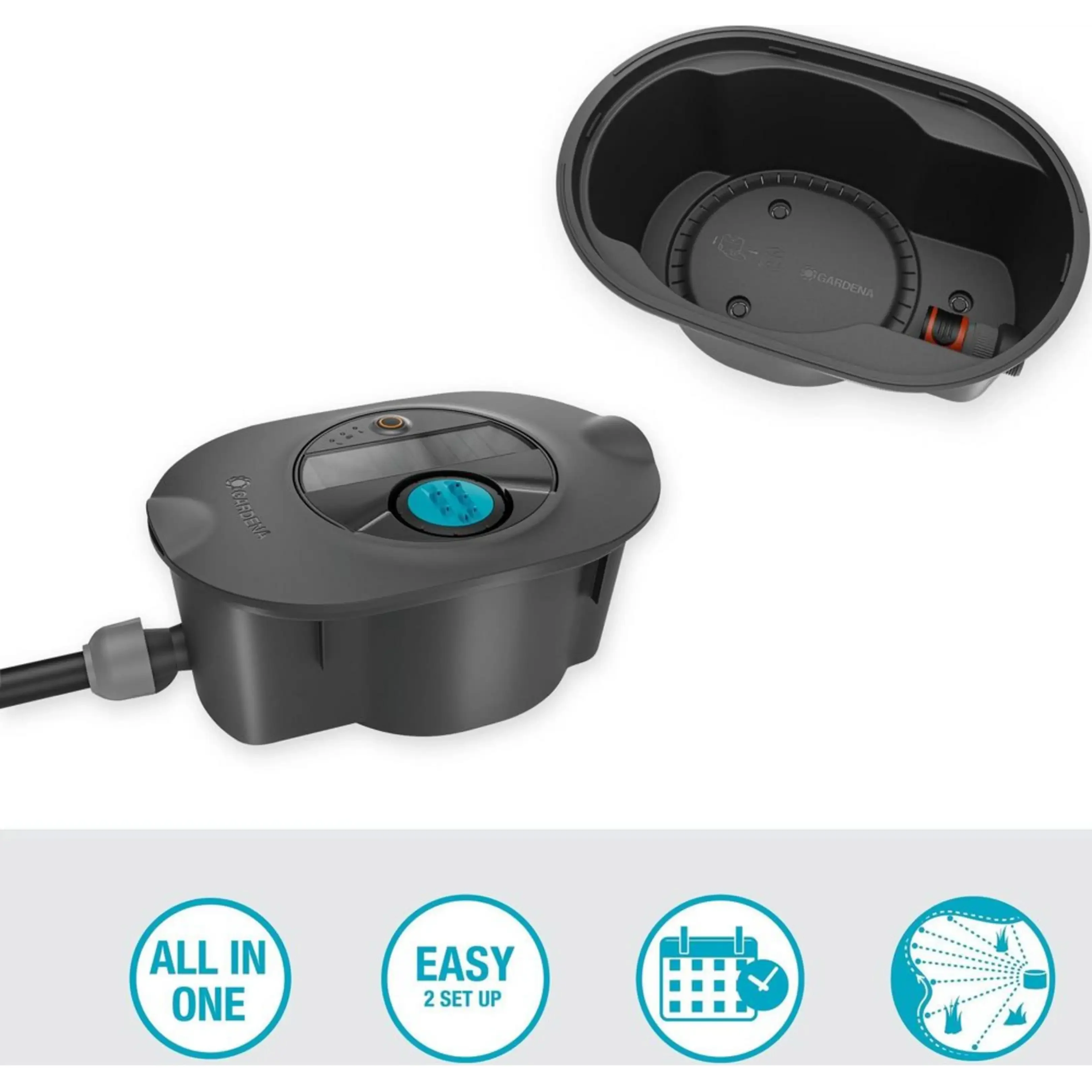 GARDENA AquaPrecise Smart Bewässerungssystem mit Versenkregner