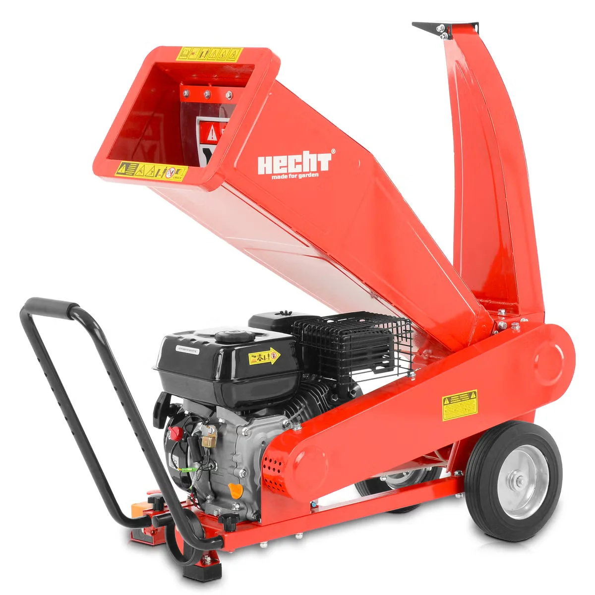 HECHT 6208 Benzin Gartenhäcksler 7 PS Schredder mit Hochauswurf