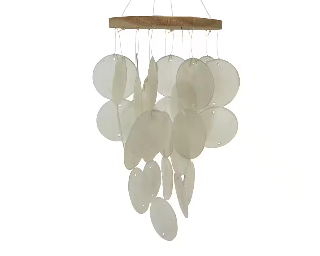 Kaemingk Capiz Windspiel Deko-Anhänger 24 cm