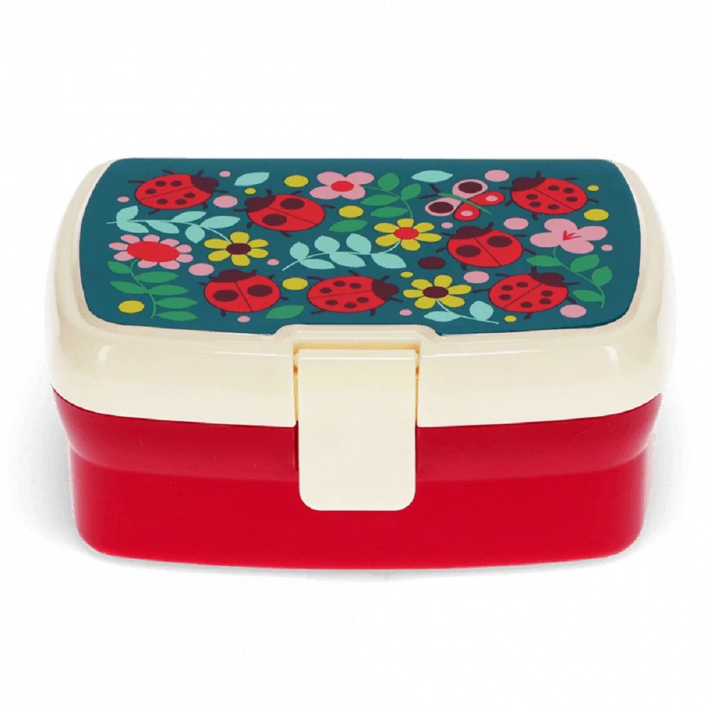 REX LONDON Lunchbox mit herausnehmbarem Fach Ladybird Marienkäfer
