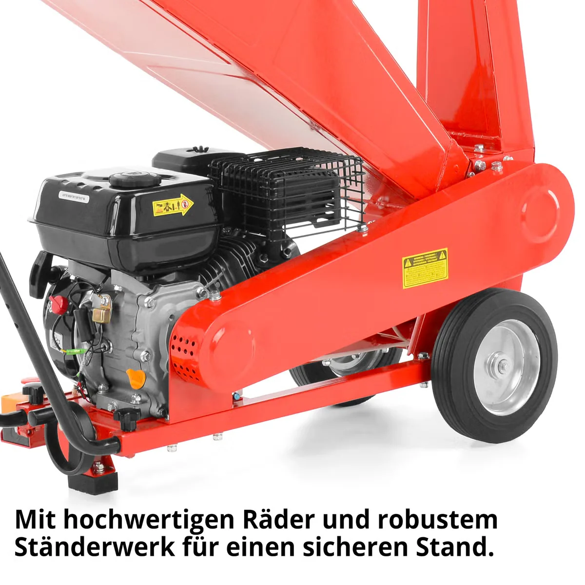 HECHT 6208 Benzin Gartenhäcksler 7 PS Schredder mit Hochauswurf