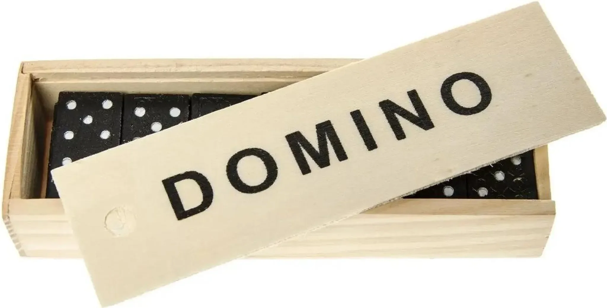 Domino in der Holzkiste – Klassisches Spiel in eleganter Ausgabe
