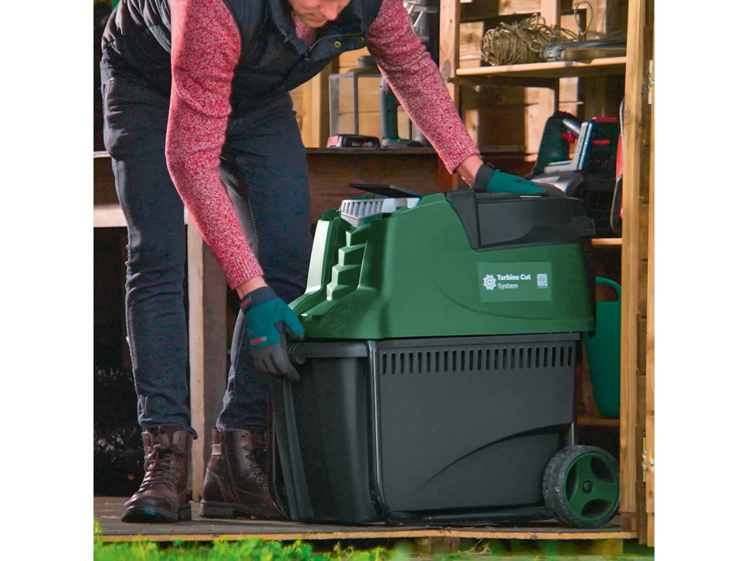 Bosch AXT 25 TC Gartenhäcksler mit Turbine-Cut-System