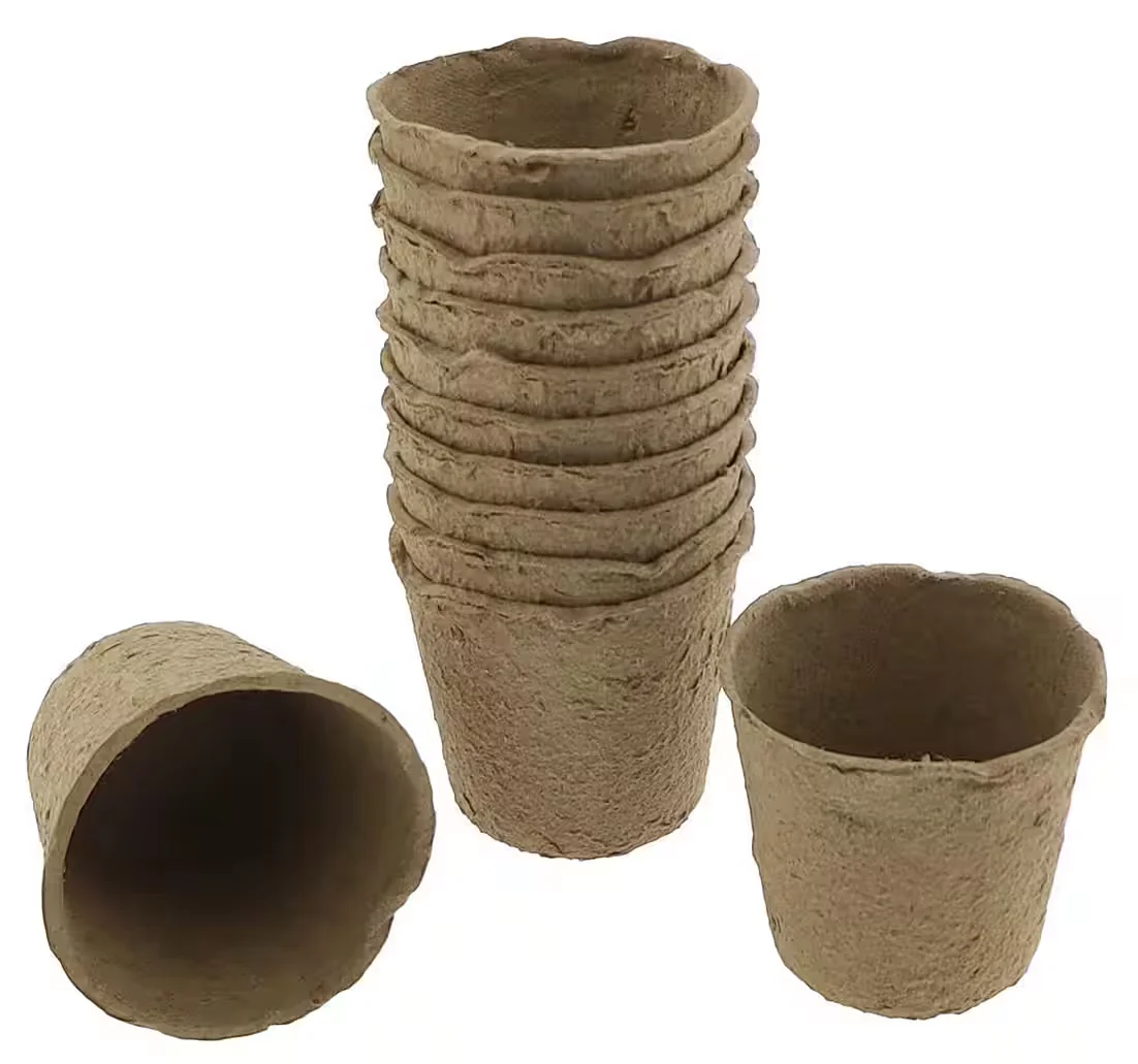 ALMA GARDEN Anzuchttöpfe 6 cm 12er Set biologisch abbaubar