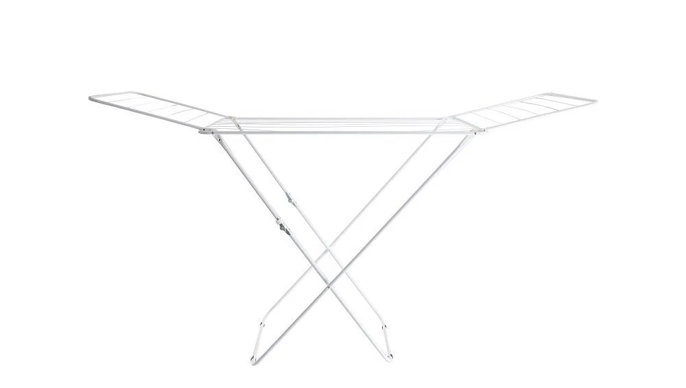 Flügelwäscheständer – 18 m Leinenlänge, standfest