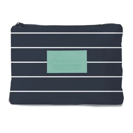 FABRIZIO Tragetasche Mini Bag Kulturbeutel gestreift blau